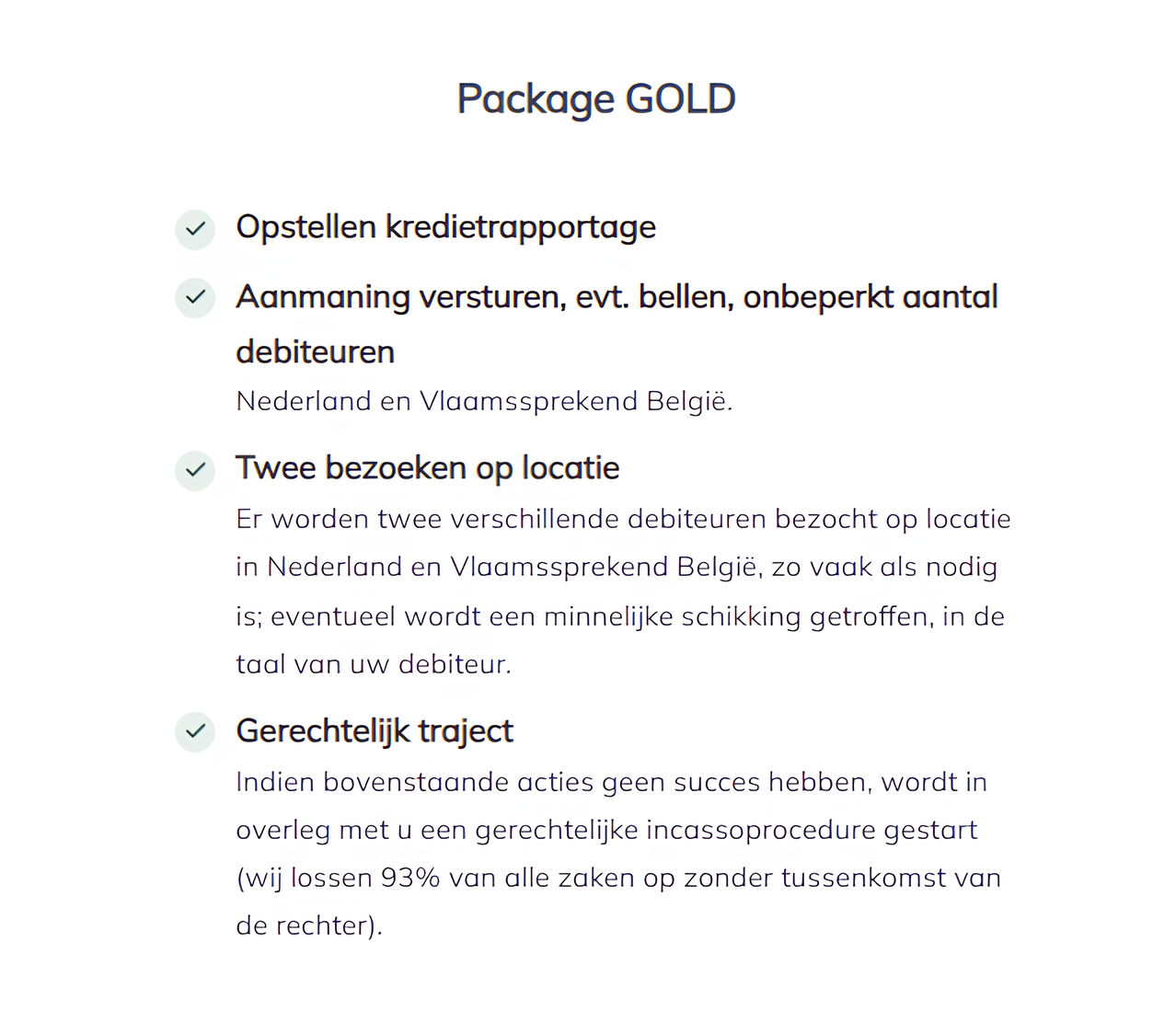 Pakket Gold