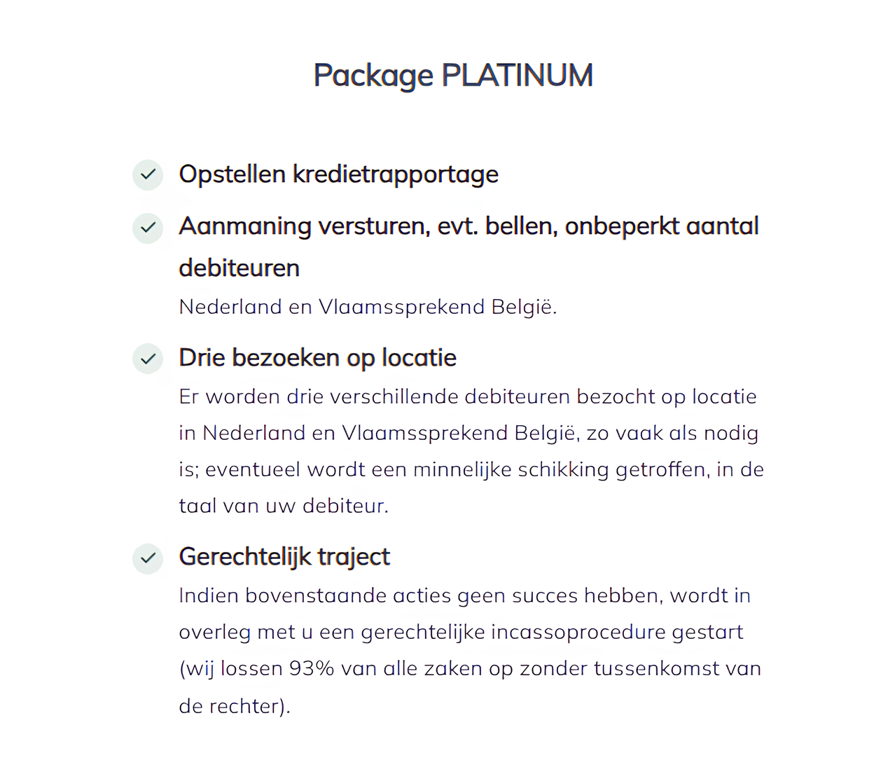 Pakket Platinum