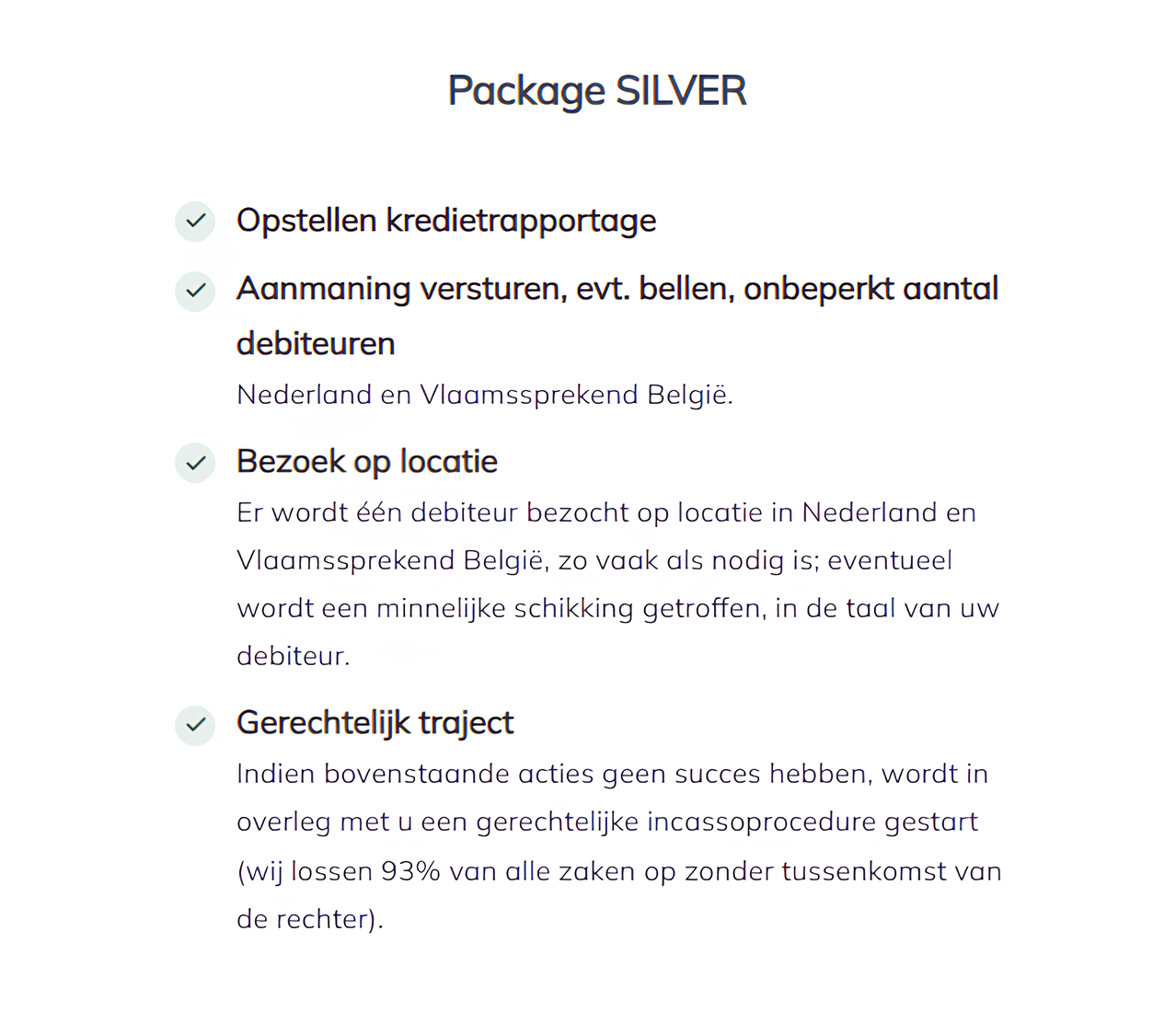 Pakket Silver